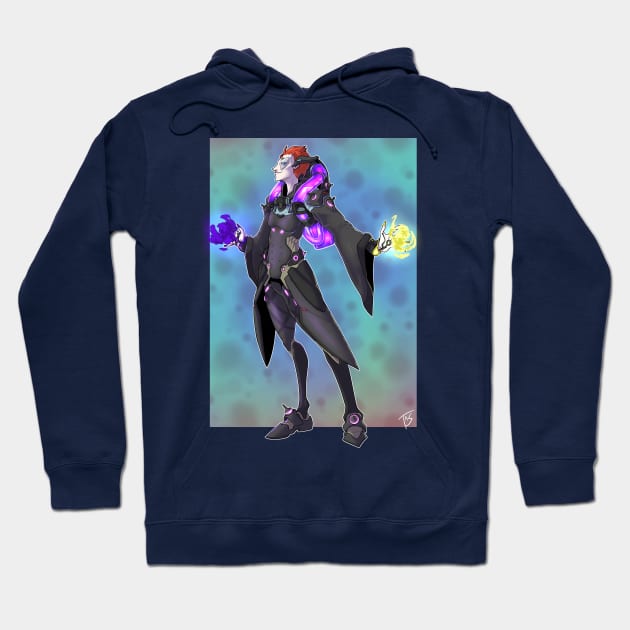 Overwatch - Moira Hoodie by taShepard